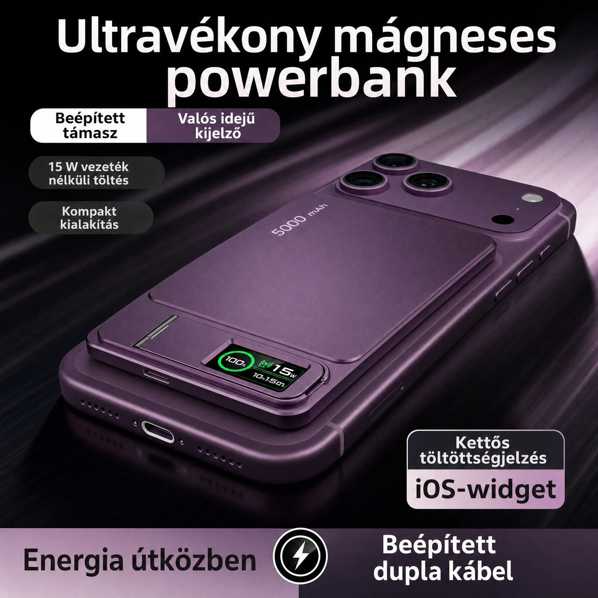 CorePower™ Ultravékony Mágneses Powerbank