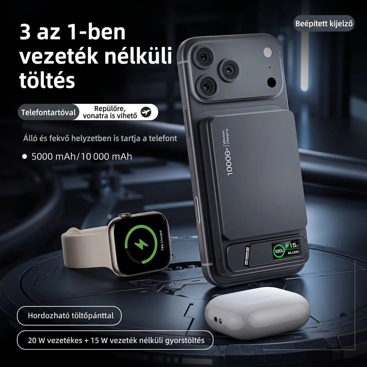CorePower™ Ultravékony Mágneses Powerbank